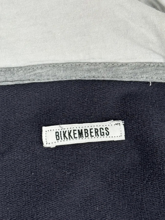 SS2014 Bikkembergs Sport Grey Colorblock Zip-up Hoodie uOJDjbg 11