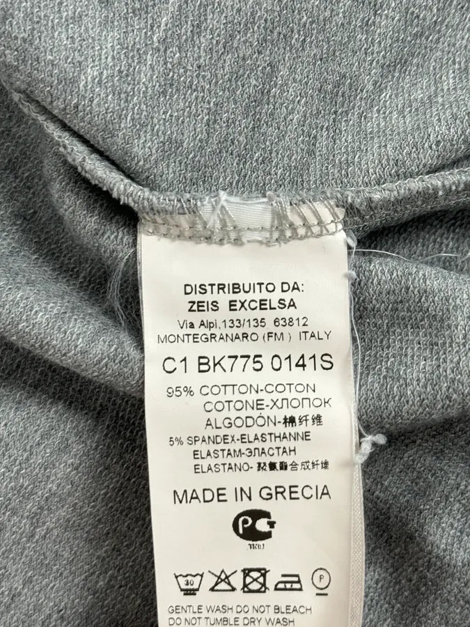 SS2014 Bikkembergs Sport Grey Colorblock Zip-up Hoodie uOJDjbg 10