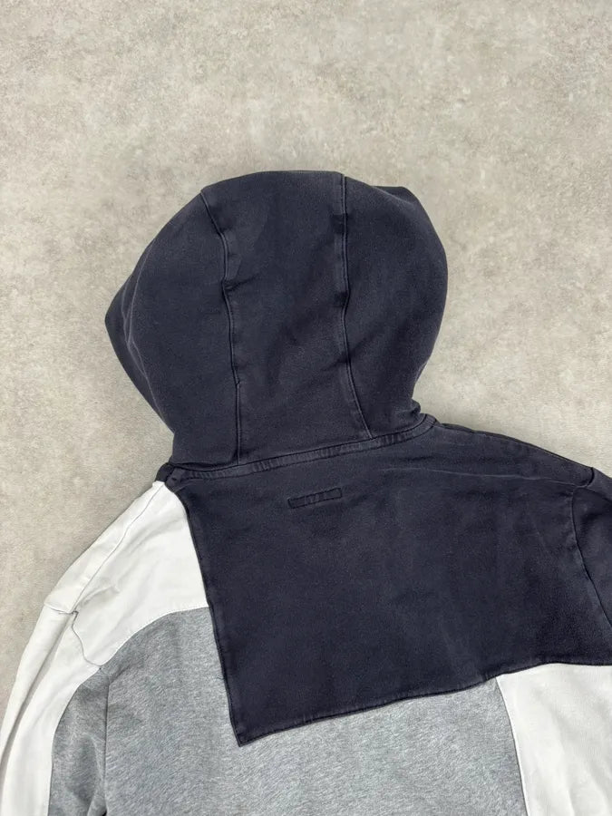 SS2014 Bikkembergs Sport Grey Colorblock Zip-up Hoodie uOJDjbg 6