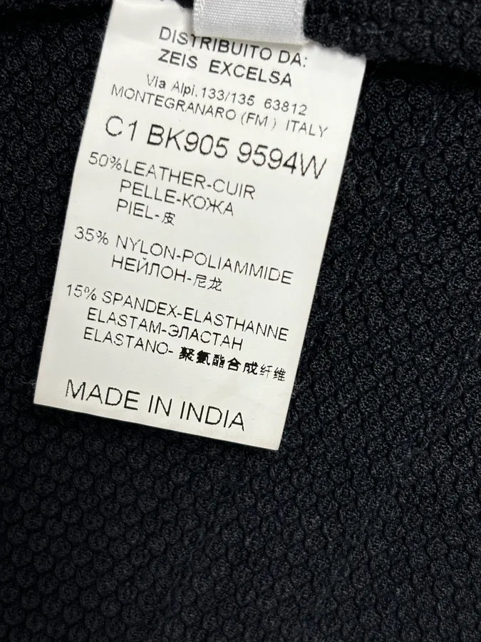 AW2010 Bikkembergs Hybrid Black Leather Jacket WKmPTha 13