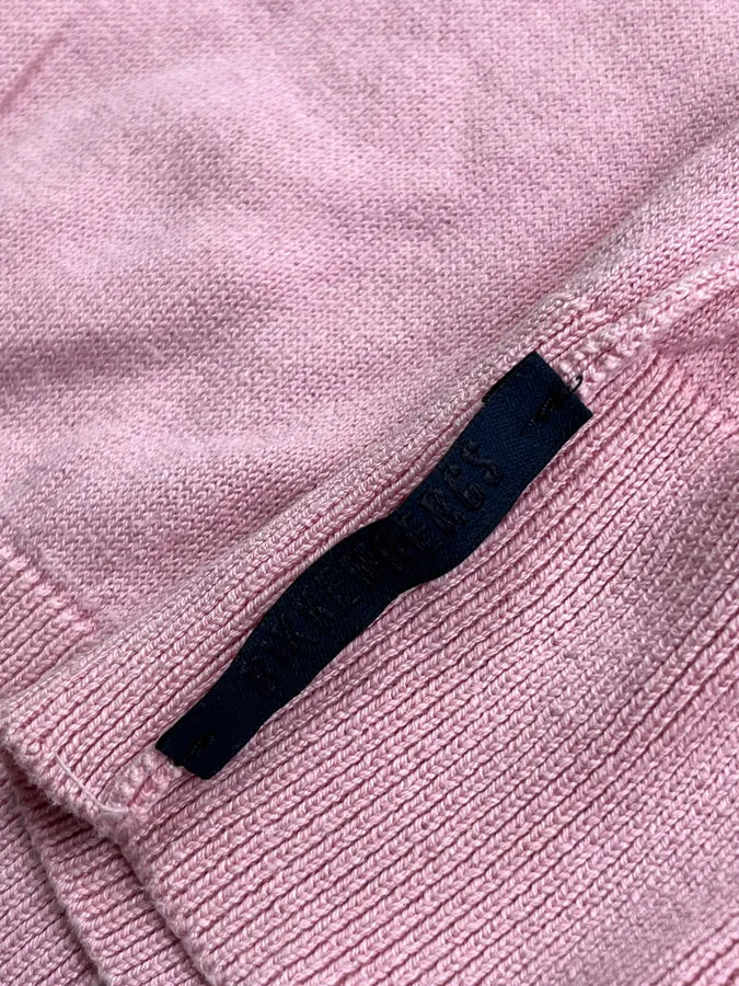 SS2011 Dirk Bikkembergs Pink Silk V-Neck Sweater CrvbigP 7