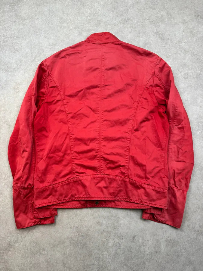 2010s Dirk Bikkembergs Red Biker Jacket PjkLVxZ 6