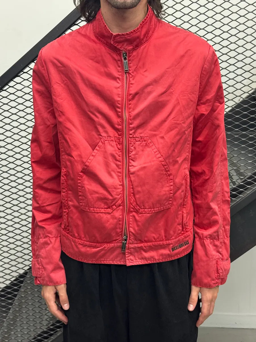 2010s Dirk Bikkembergs Red Biker Jacket PjkLVxZ 1