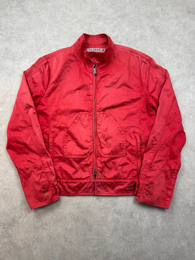 2010s Dirk Bikkembergs Red Biker Jacket PjkLVxZ 0