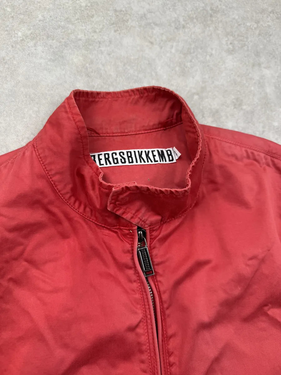 2000s Bikkembergs Red Nylon Multi-Pocket Jacket uDhgqKV 3