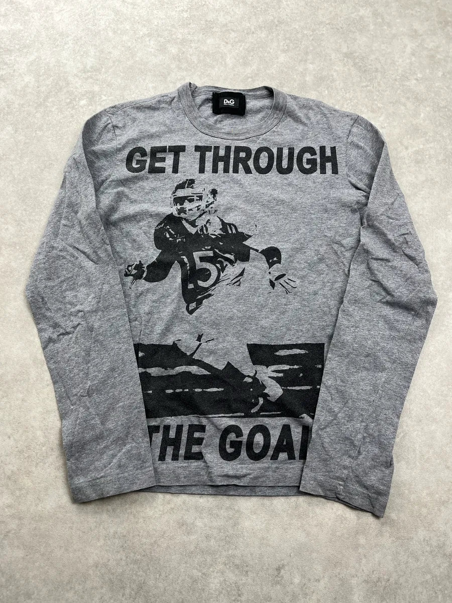 2000s Dolce & Gabbana Running Back Grey Longsleeve bnhiXWHM 3