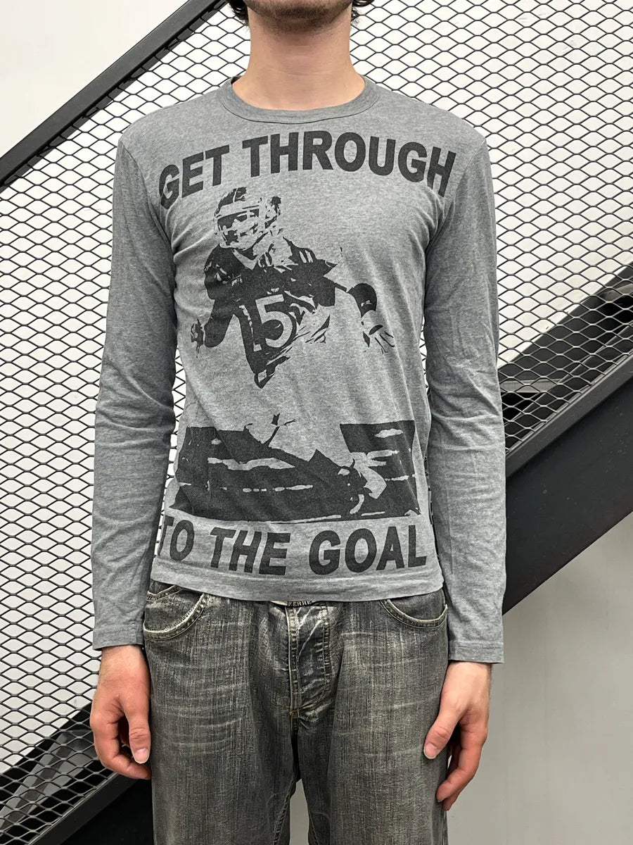2000s Dolce & Gabbana Running Back Grey Longsleeve bnhiXWHM 0
