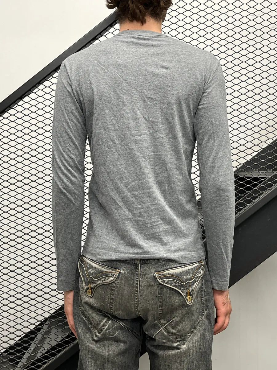 2000s Dolce & Gabbana Running Back Grey Longsleeve bnhiXWHM 2