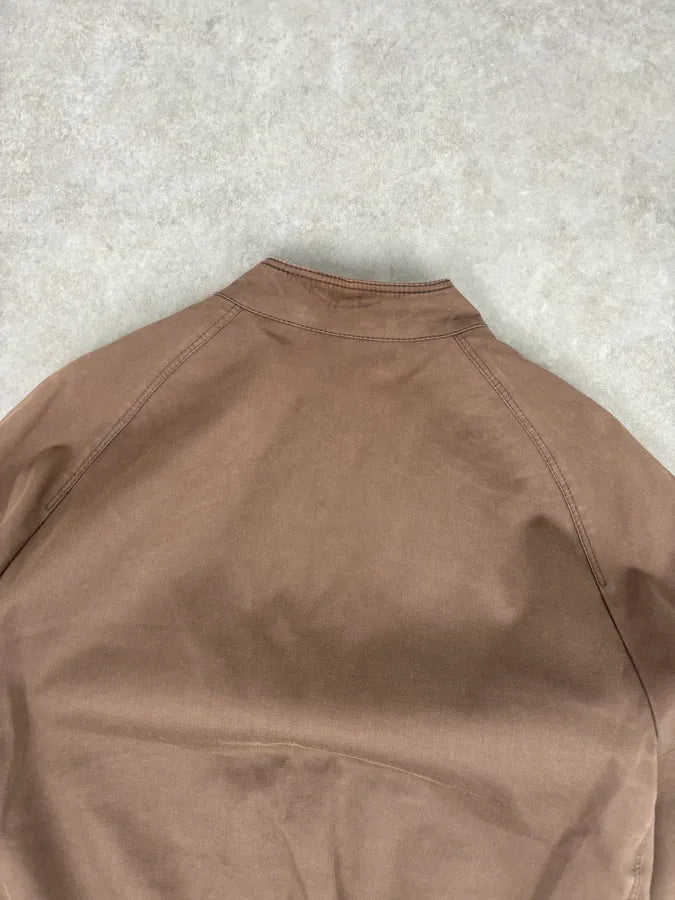 Burberry Prorsum Brown Utility Moto  Leather Jacket  vXaNGGY 5