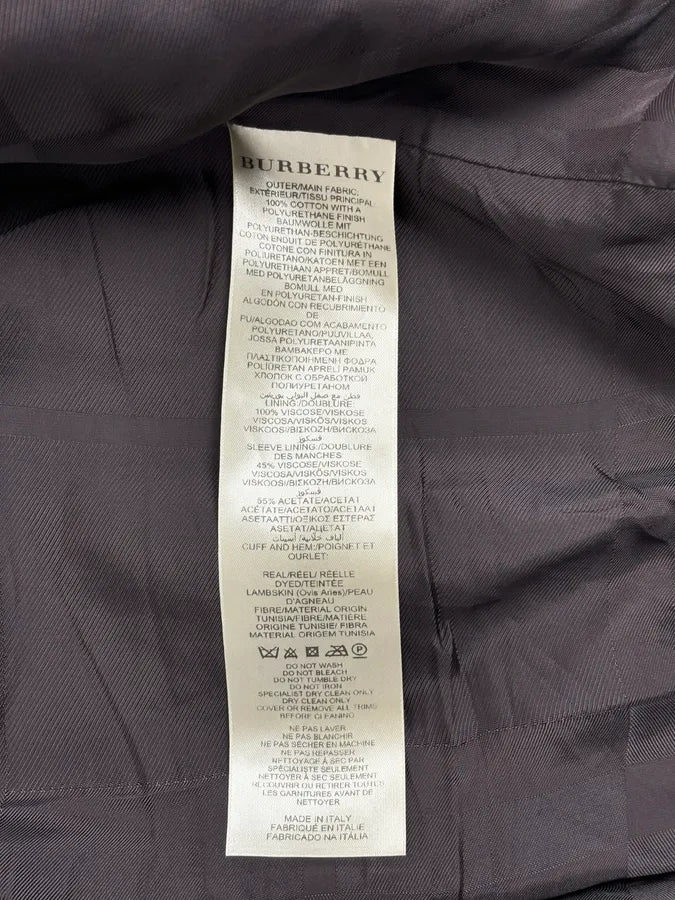 Burberry Prorsum Brown Utility Moto  Leather Jacket  vXaNGGY 10