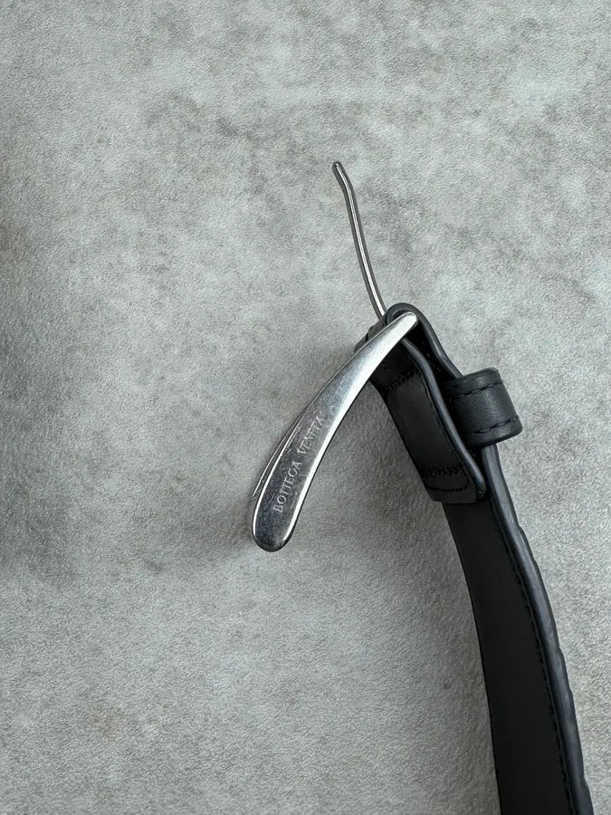 Bottega Grey Woven Leather Belt BcEqqYr 6