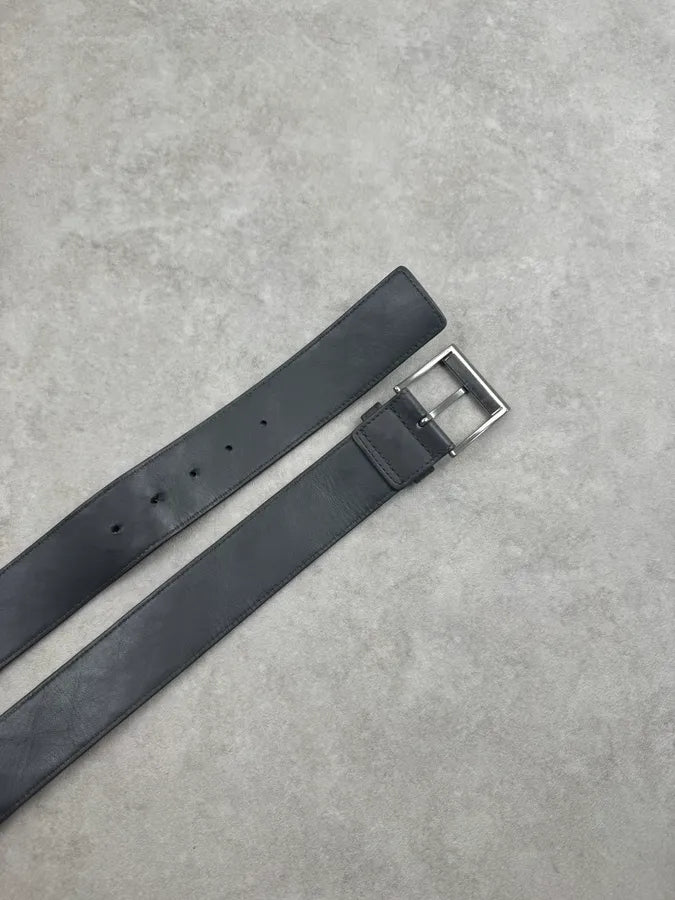 Bottega Grey Woven Leather Belt BcEqqYr 5