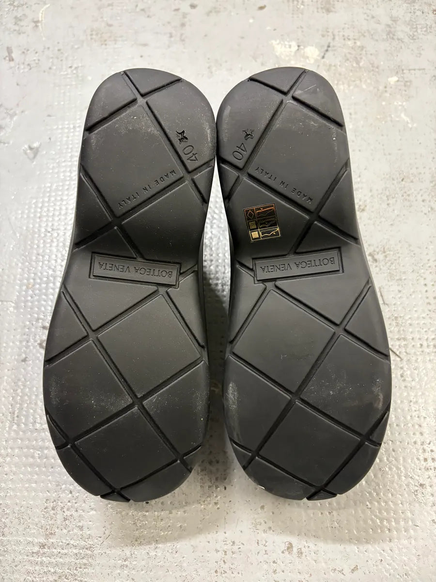 Bottega Veneta Black Paddle Angle Rubber Grass Boots JNaPXLv 6