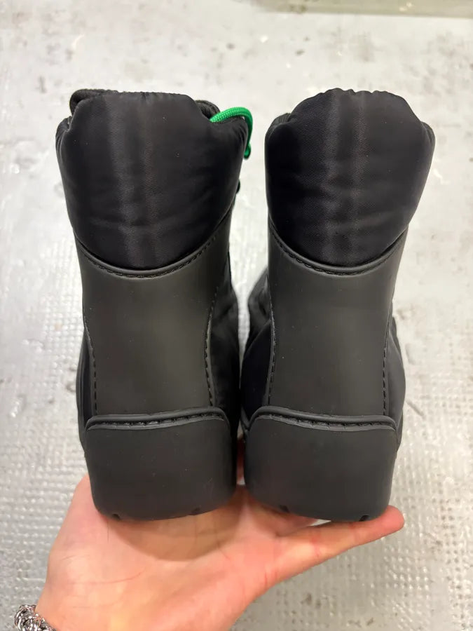 Bottega Veneta Black Paddle Angle Rubber Grass Boots JNaPXLv 5