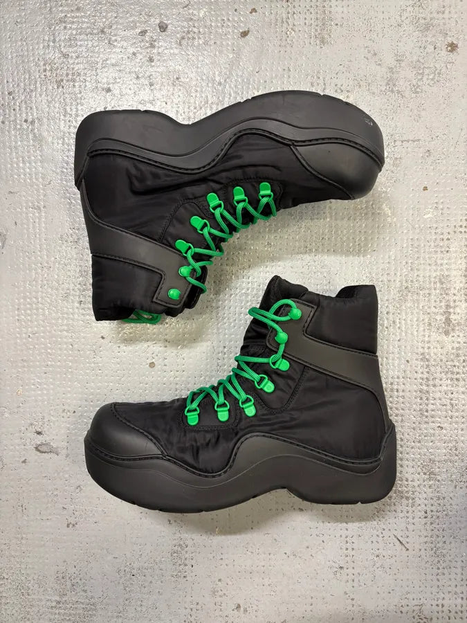 Bottega Veneta Black Paddle Angle Rubber Grass Boots JNaPXLv 2