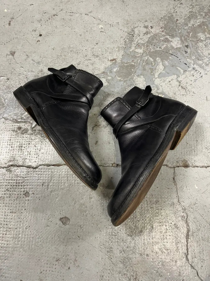 Bottega Veneta Black Leather Ankle Boots gzjfzHD 1