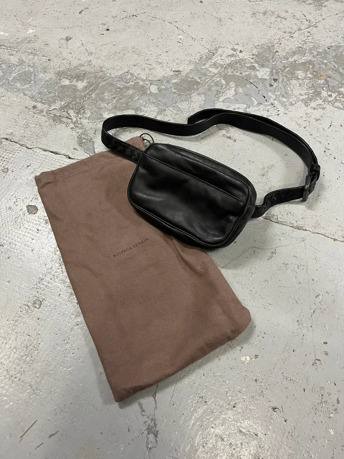 Bottega Veneta Black Leather Belt Bag YIqBWih 11