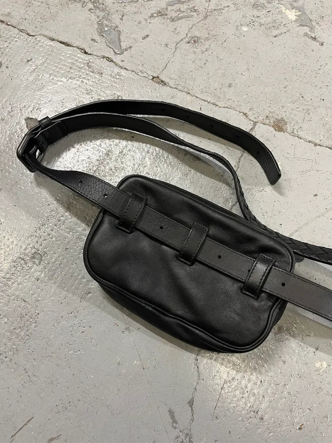Bottega Veneta Black Leather Belt Bag YIqBWih 6