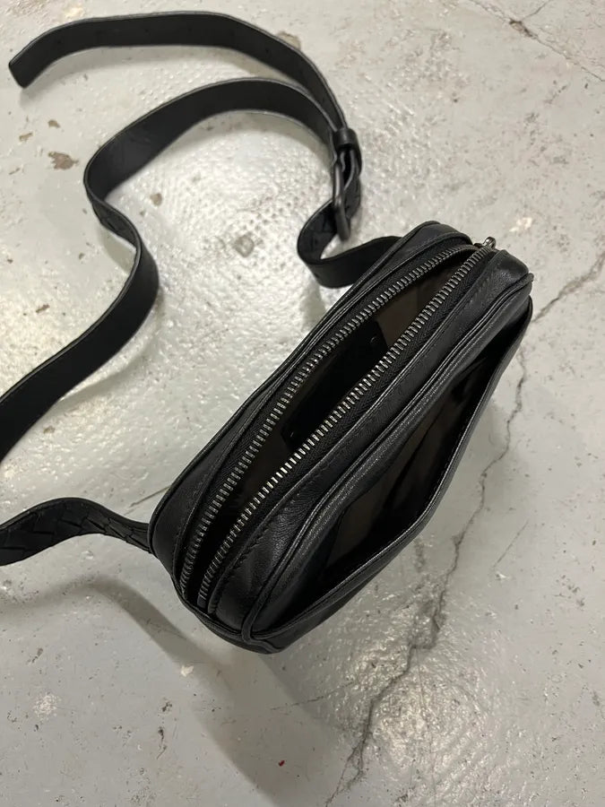 Bottega Veneta Black Leather Belt Bag YIqBWih 8