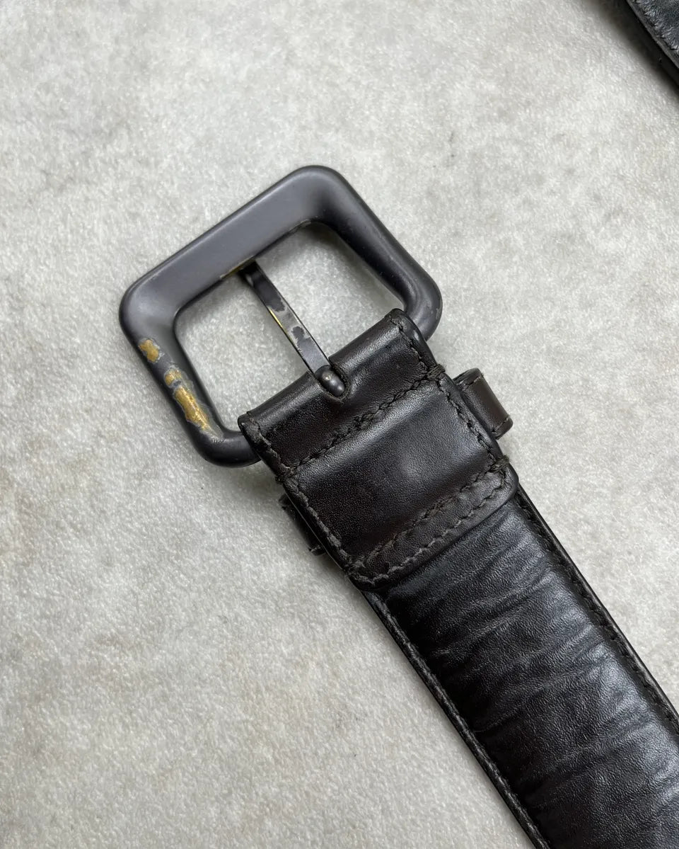 Bottega Veneta Black Leather Intrecciato Belt StSGoAF 6
