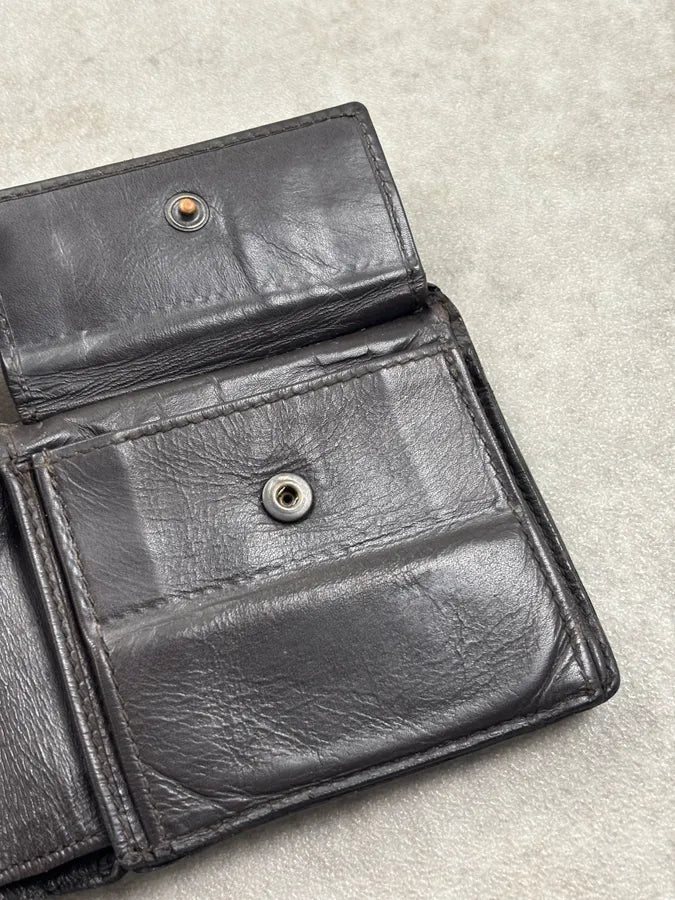Bottega Veneta Black Leather Intrecciato Wallet UlHoJJd 7
