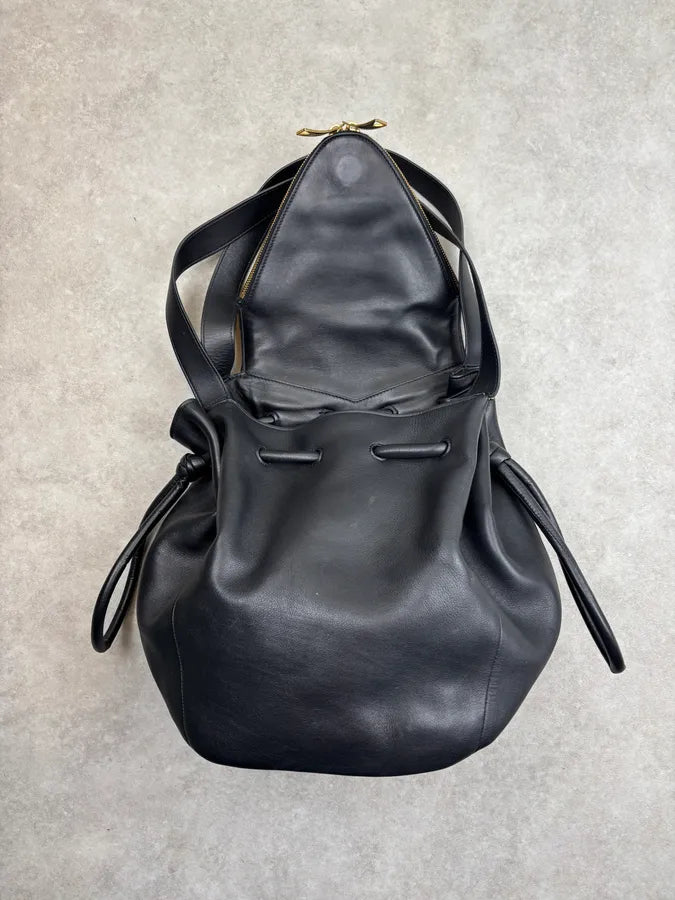Bottega Veneta Beak Black Leather Padded V Shoulder Bag wPUOmxw 7