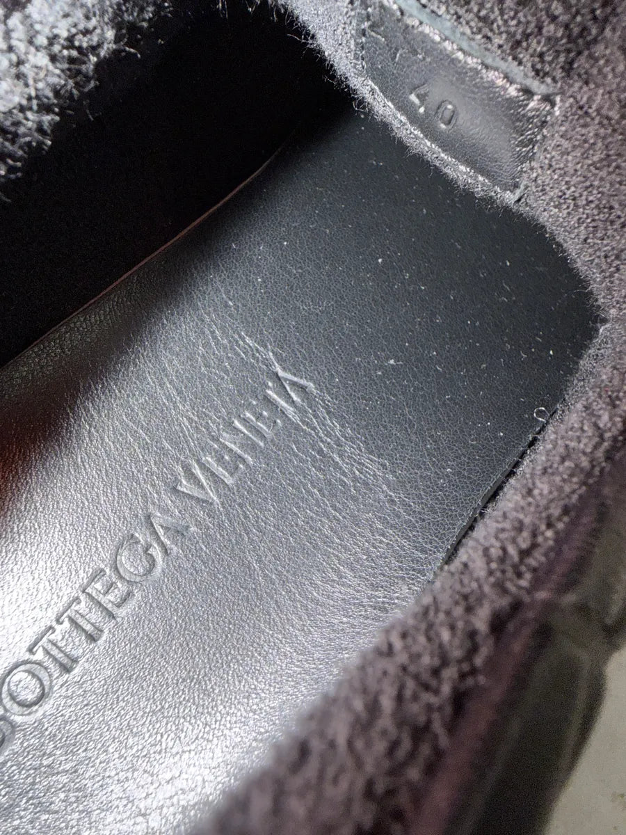 Bottega Veneta Black Leather Rubber Gum Sole Loafers  PFhVemz 5