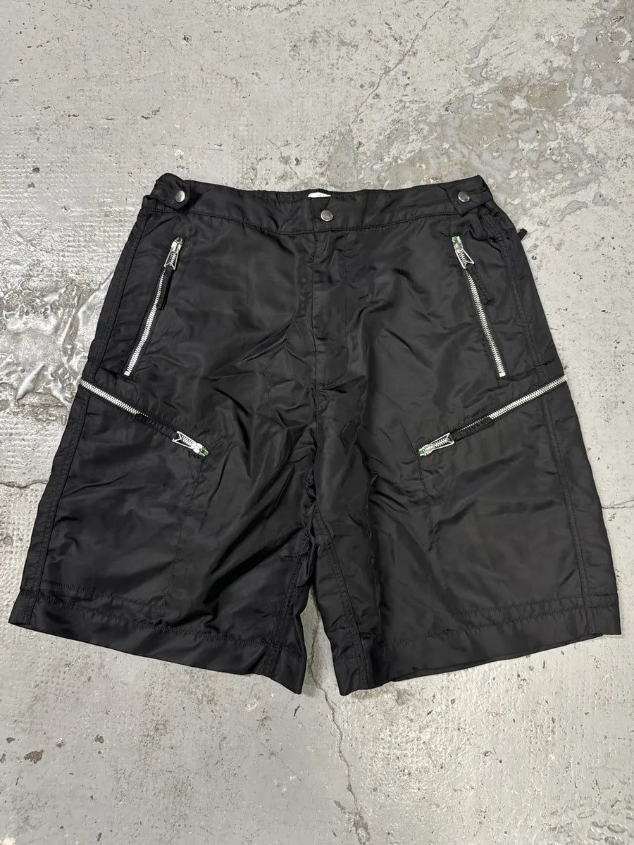 Bottega Veneta Black Nylon Multi Zips Cargo Shorts gyEzexE 4