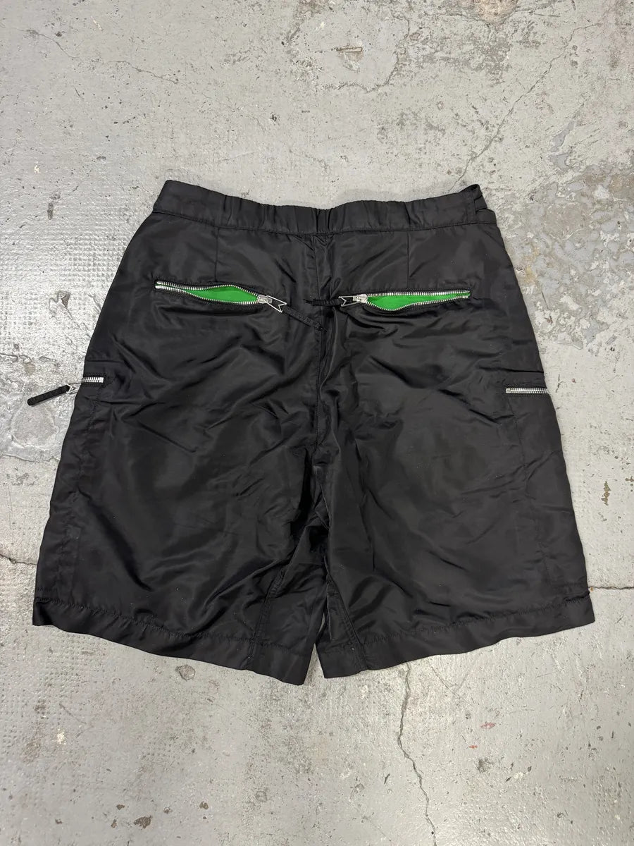 Bottega Veneta Black Nylon Multi Zips Cargo Shorts gyEzexE 6