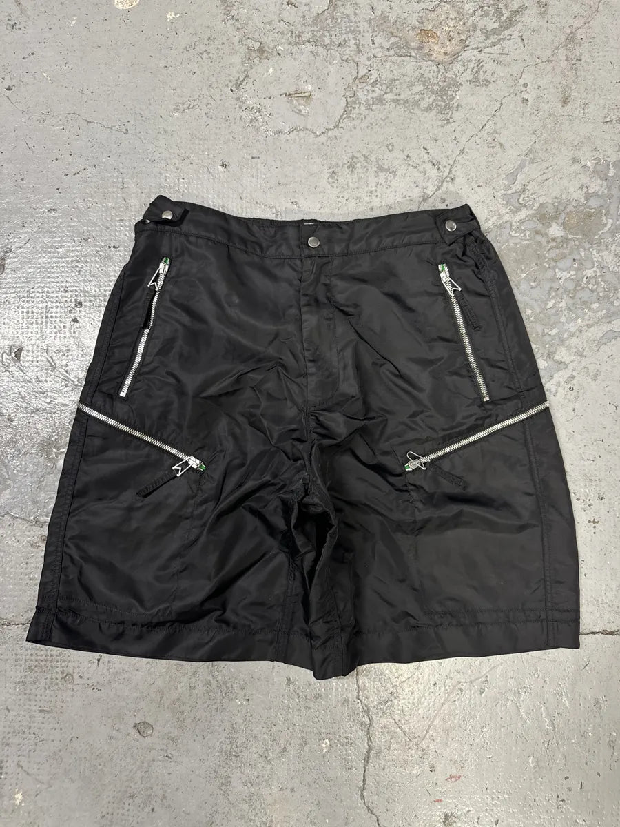 Bottega Veneta Black Nylon Multi Zips Cargo Shorts gyEzexE 7