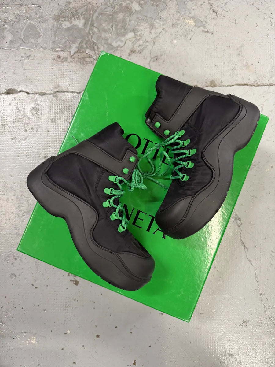 Bottega Veneta Black Paddle Angle Rubber Grass Boots ypJocpl 2