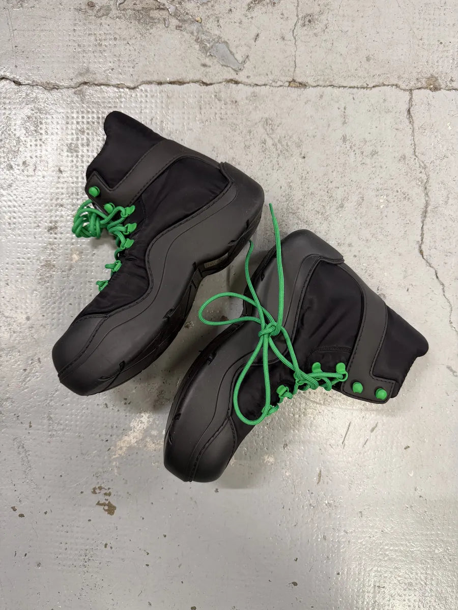 Bottega Veneta Black Paddle Angle Rubber Grass Boots ypJocpl 4