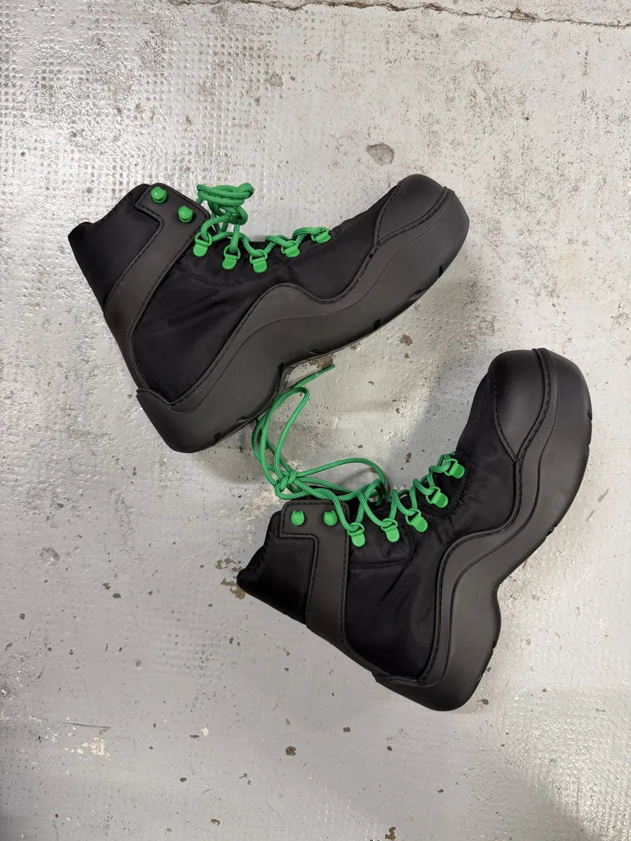 Bottega Veneta Black Paddle Angle Rubber Grass Boots ypJocpl 5