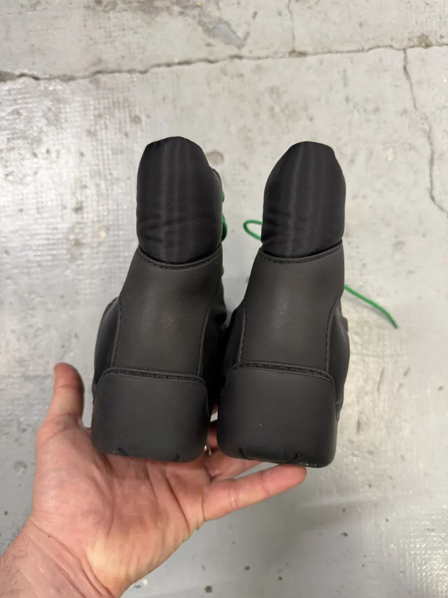 Bottega Veneta Black Paddle Angle Rubber Grass Boots ypJocpl 6