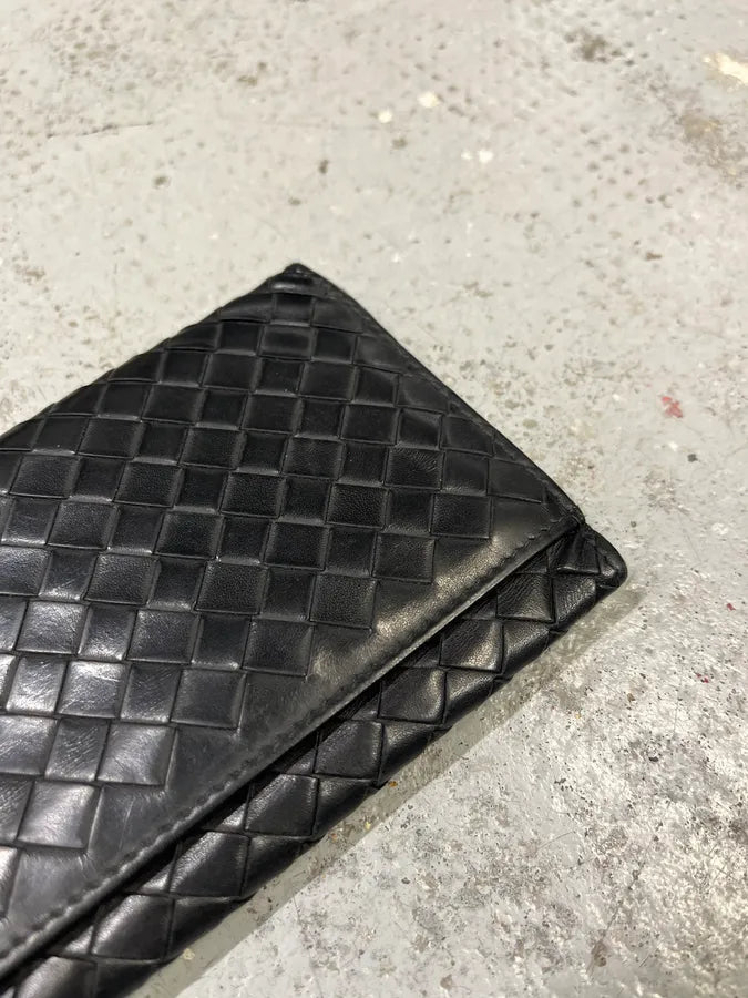 Bottega Veneta Black Signature Leather Wallet LifgZRU 2