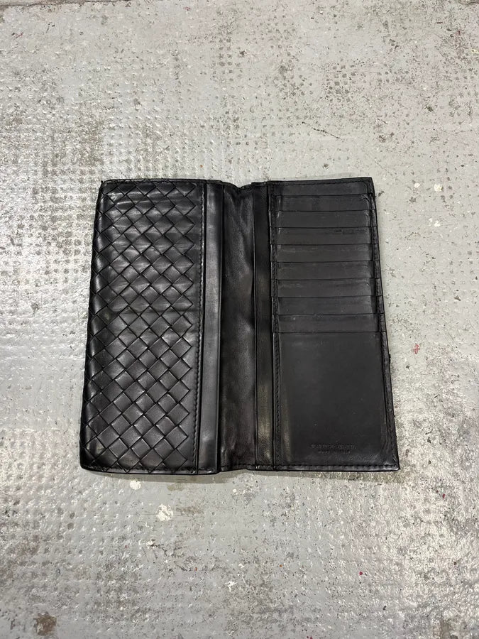 Bottega Veneta Black Signature Leather Wallet LifgZRU 4