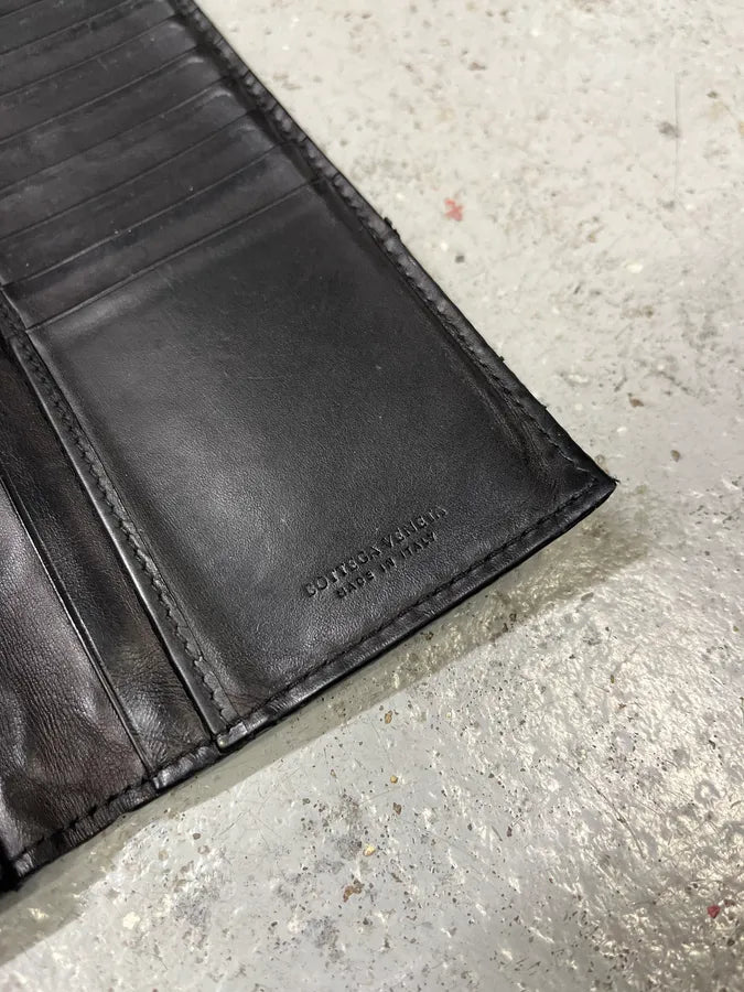 Bottega Veneta Black Signature Leather Wallet LifgZRU 5