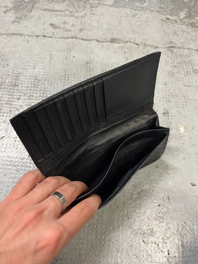 Bottega Veneta Black Signature Leather Wallet LifgZRU 6