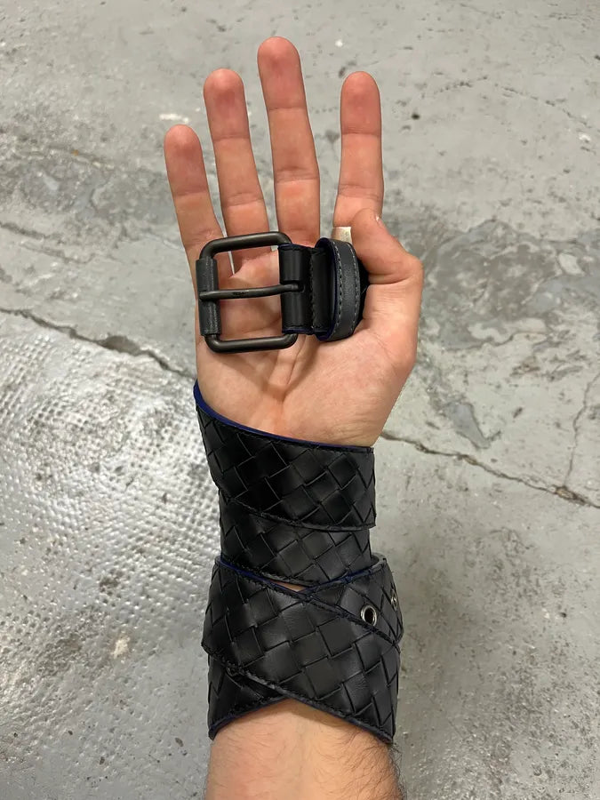 Bottega Veneta Black Woven Leather Belt gOGtcpW 1