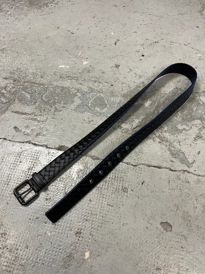 Bottega Veneta Black Woven Leather Belt gOGtcpW 3