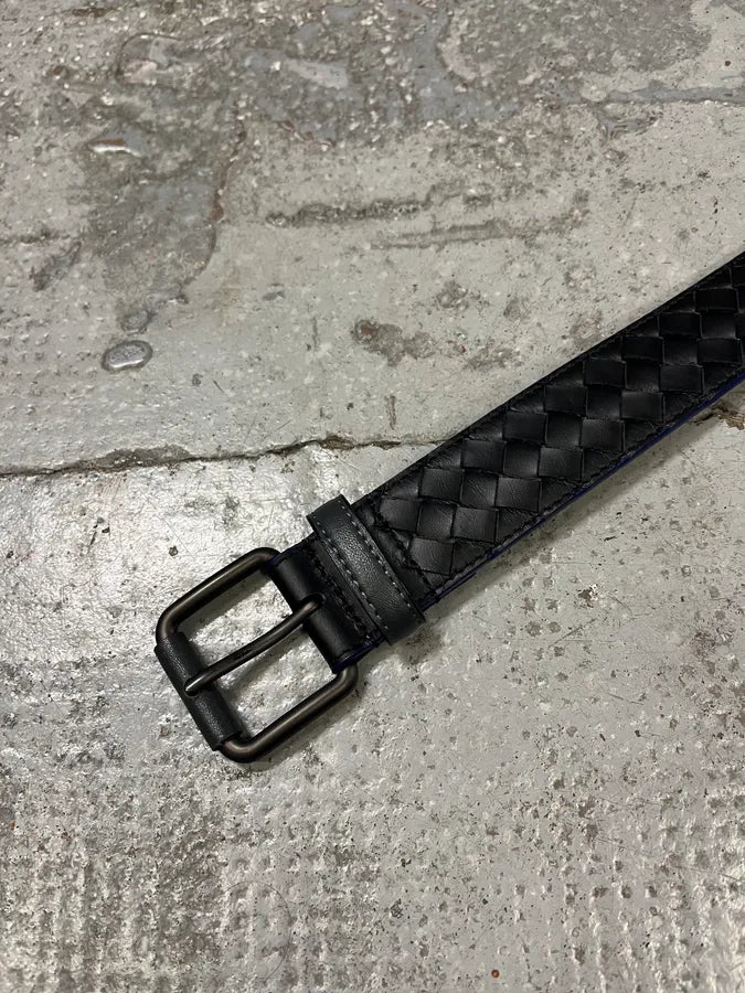 Bottega Veneta Black Woven Leather Belt gOGtcpW 5
