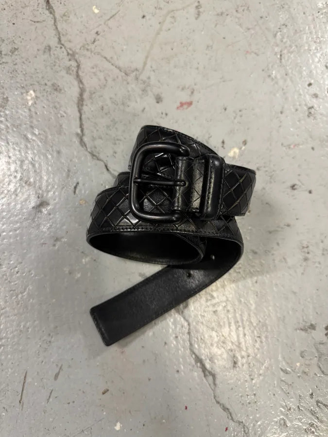 Bottega Veneta Black Woven Leather Belt lmmPBnj 3