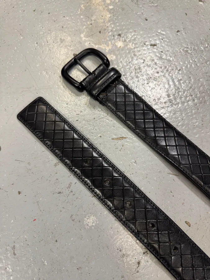 Bottega Veneta Black Woven Leather Belt lmmPBnj 4