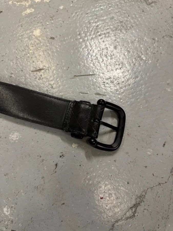 Bottega Veneta Black Woven Leather Belt lmmPBnj 7