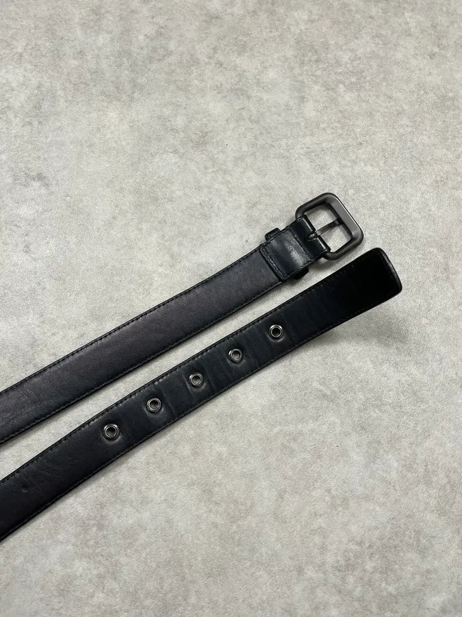 Bottega Veneta Black Woven Leather Belt xMBFfgK 4