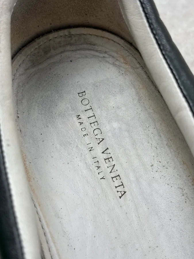 Bottega Veneta Black Woven Leather Slip-On Shoes LGifTXV 7