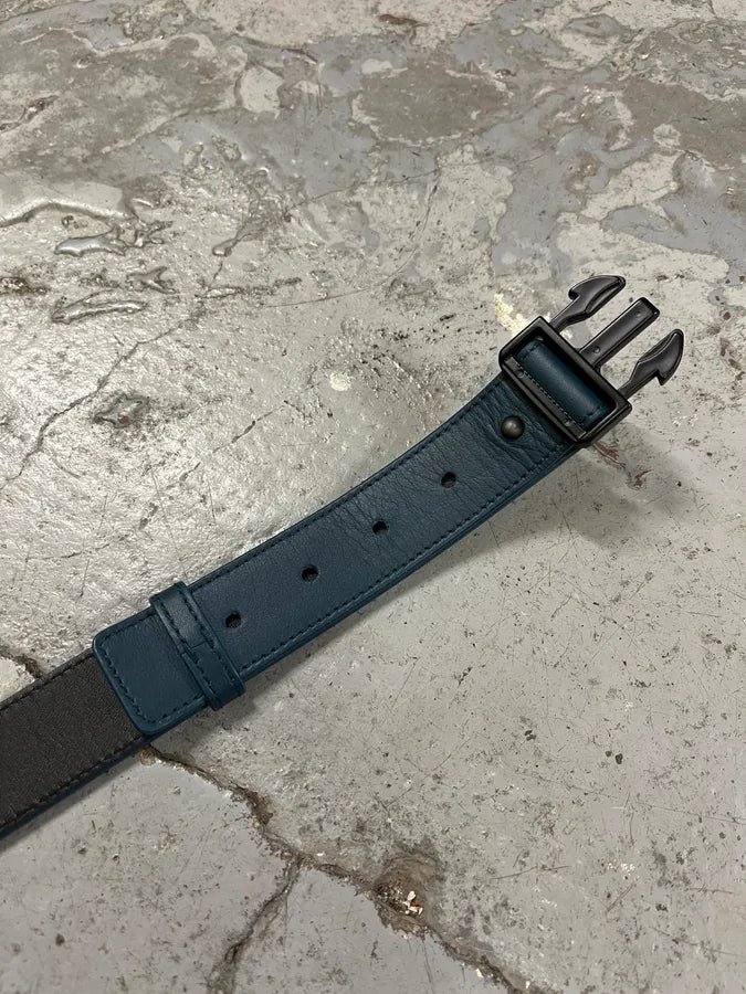 Bottega Veneta Blue Leather Tactical Belt DLyruTs 8