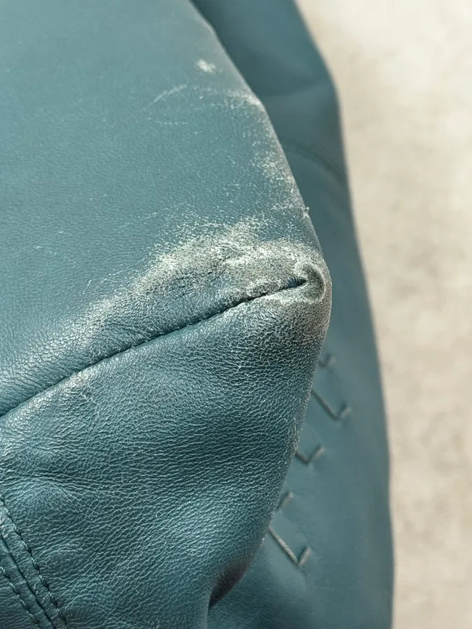 2000s Bottega Veneta Blue Washed Intrecciato Tote Bag KBlSvxp 7