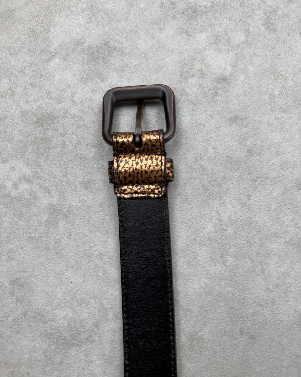 Bottega Veneta Bronze Leather Intrecciato Belt gyLRMmp 5