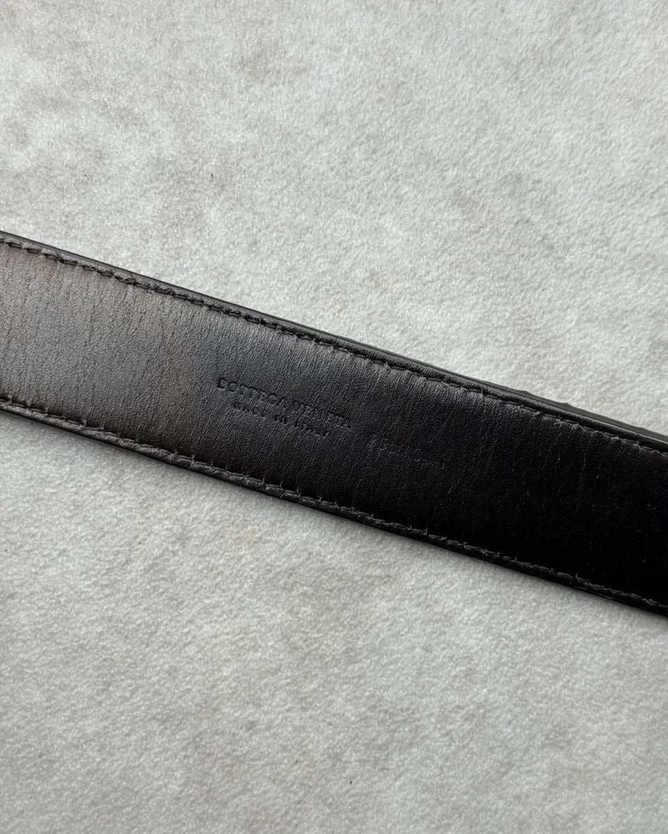 Bottega Veneta Bronze Leather Intrecciato Belt gyLRMmp 6